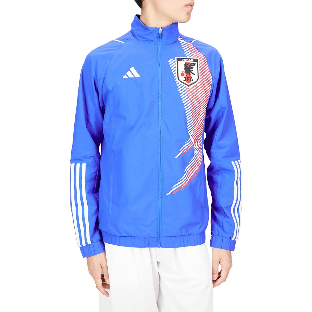 [Adidas] Soccer Jersey Top Japan National Soccer 2022 Travel Jacket SS080 Men's