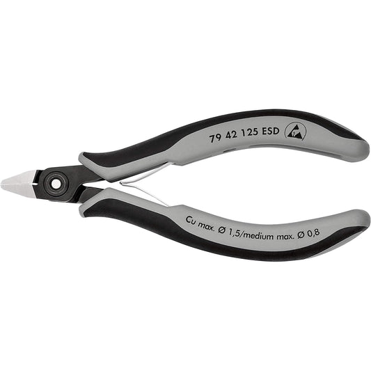 KNIPEX 7942-125ESD Electronics Nipper (SB)