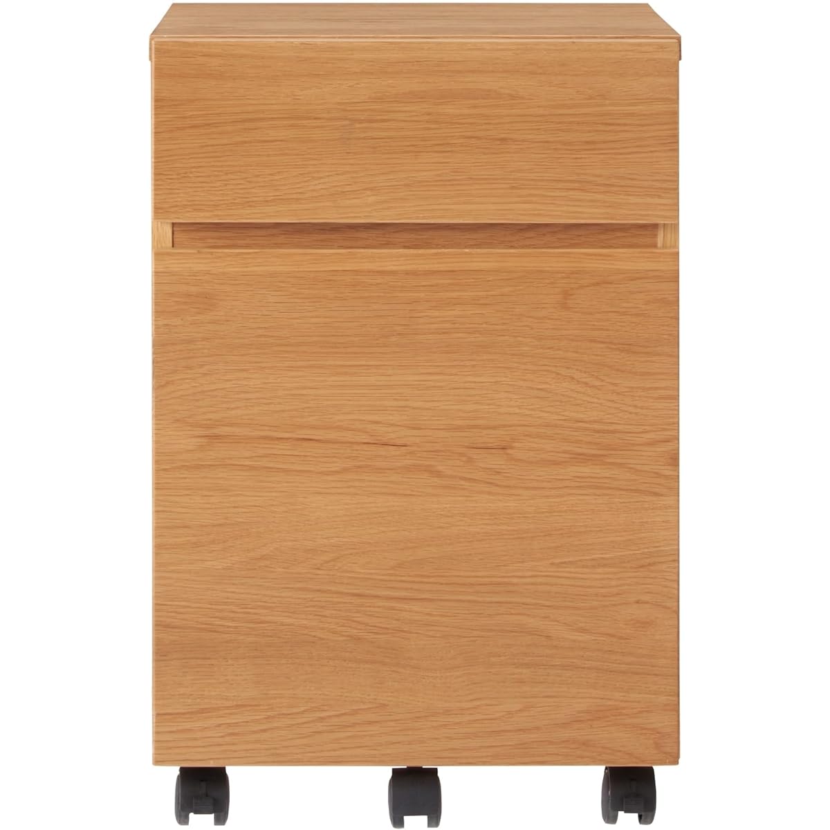 MUJI Wooden Desk Cabinet Oak Veneer Width 39 x Depth 48 x Height 58cm 12841067