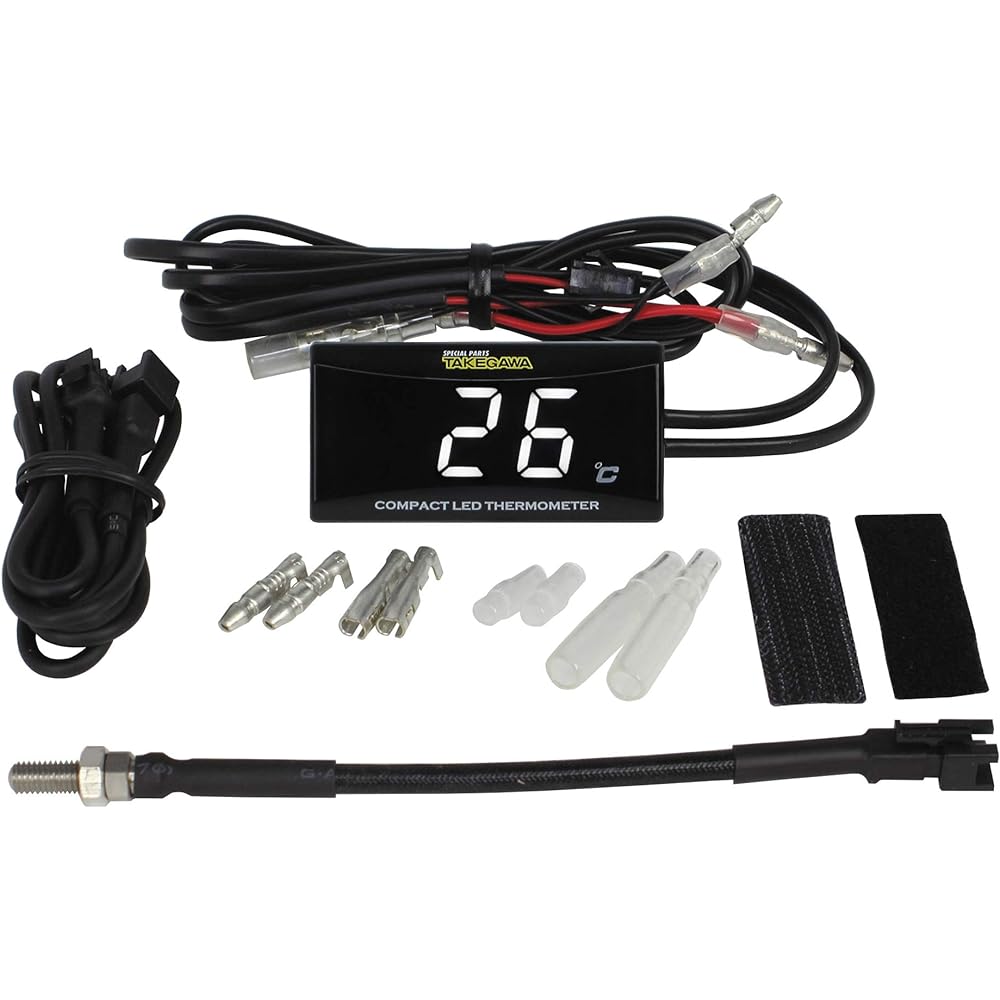 Special Parts Takegawa Compact LED Thermometer, Universal, model: 05-07-0007