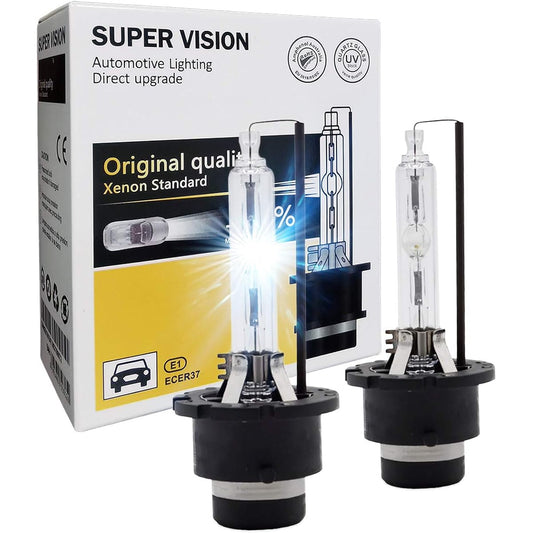 SoCal-LED 2X D2S HID Bulb 35W AC Factory Xenon Headlight Direct 6000K Crystal White