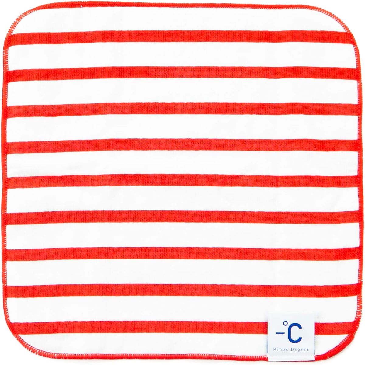Hyaku% (100%) Hand Towel Red Gauze Type MINUS DEGREE Soft MD-S01R