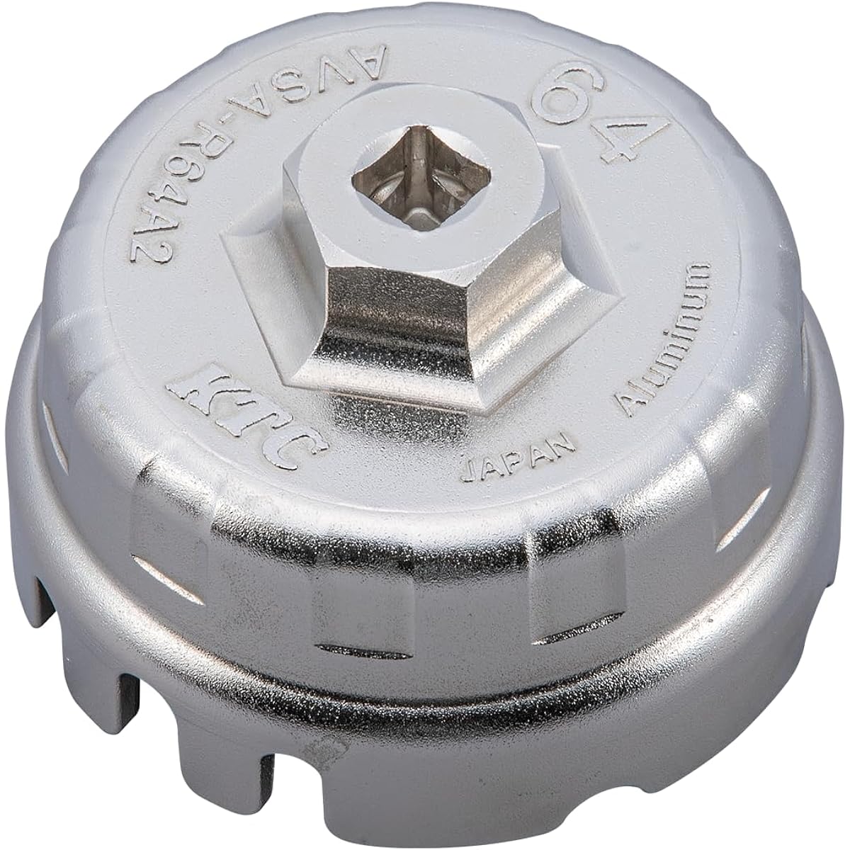 Kyoto Machinery Tools (KTC) Oil Filter Wrench for Filter Paper Replacement [Inner Diameter φ71] AVSA-R64A2