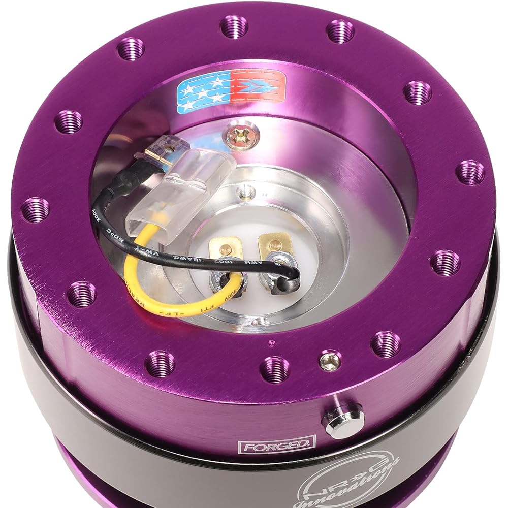 NRG Steering Wheel Quick Release Kit -2nd Generation -Purple Titan Ring SRK -200PP