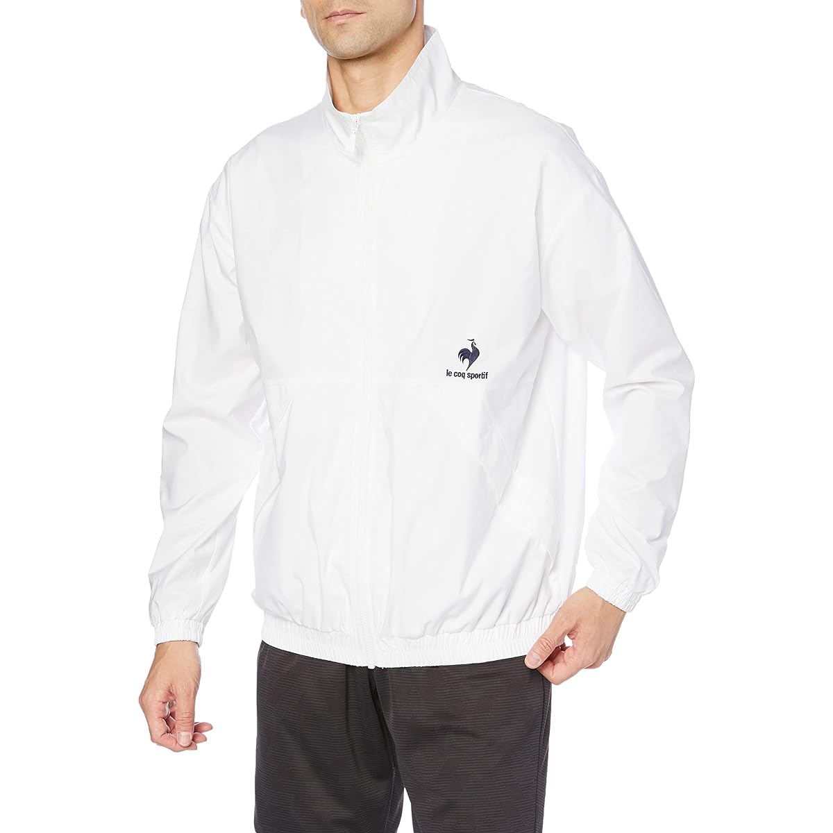 [Le Coq Sportif] Wind Solotex Wind Jacket (Mesh Lining) QMMSJF30 WHT XO