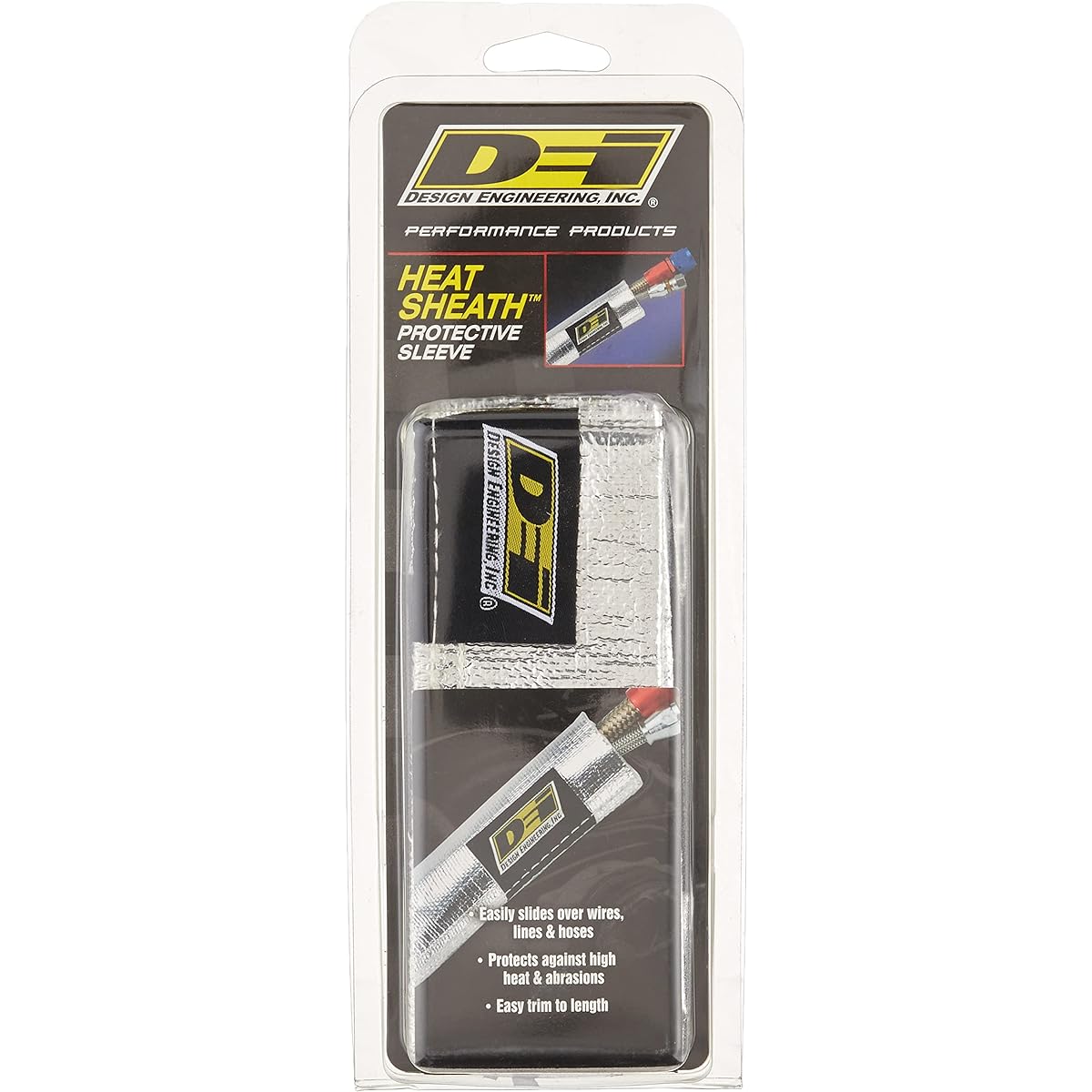 Design Engineering 010418 Heat Shies -Aluminum Sleeve 1 "I.D. X 3FT 010419 for Ultimate Heat Protection