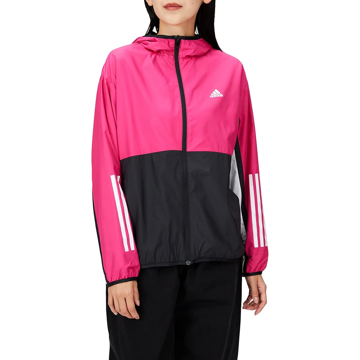 [Adidas] Jersey Top Team Loose Fit Windbreaker Jacket DP565 Women's