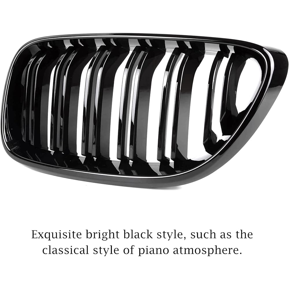 F22 Grill ABS Resin Front replacement Kidney Grill 2 Series F22 F23 F87 (M2) Gross Black