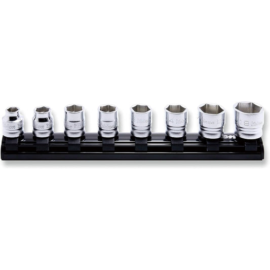 Yamashita Industrial Research Institute Koken Z-EAL 3/8(9.5mm)SQ. Hex socket rail set 8 pieces RS3400MZ/8