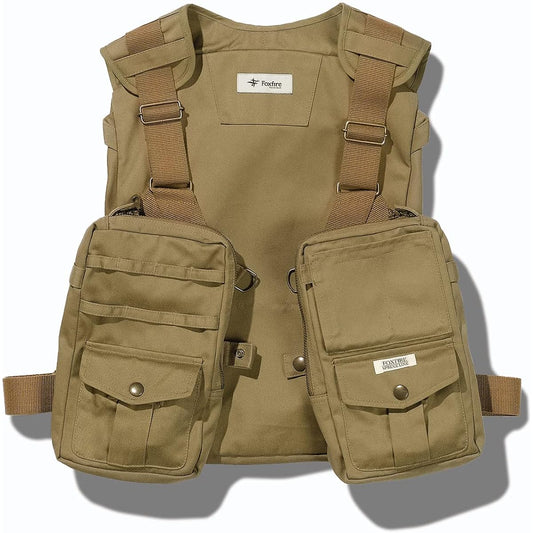 Foxfire Vertical Tackle Vest Khaki Free 6210269