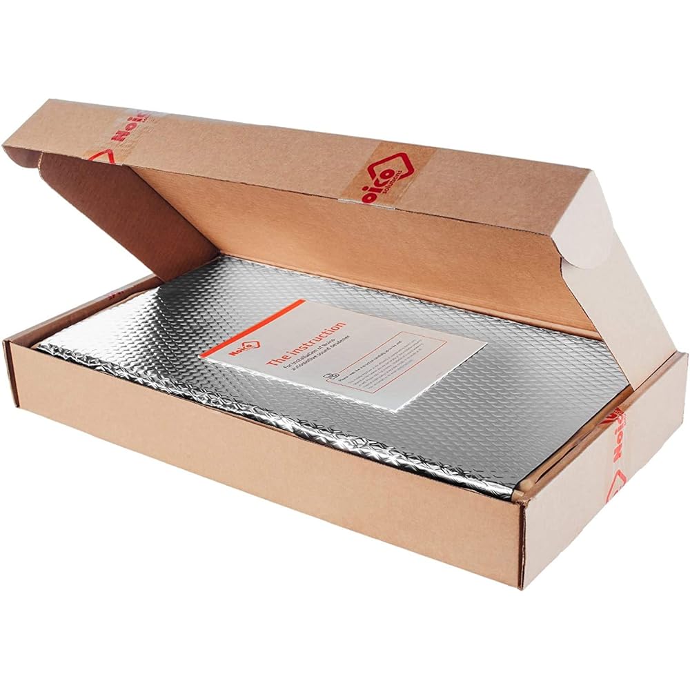 Noico 2mm 3.4 Square Meter Car Vibration Damping Mat Car Butyl Rubber Deadening Soundproofing Self Adhesive Noise Reducer