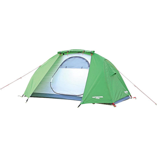 CAPTAIN STAG Tent Solo tent for 1 person [Size: 210 x 140 x H 110 cm Packing size: 39 x 18 x 18 cm] UV/PU processing Storage bag included Trekker UA-71 / UA-52