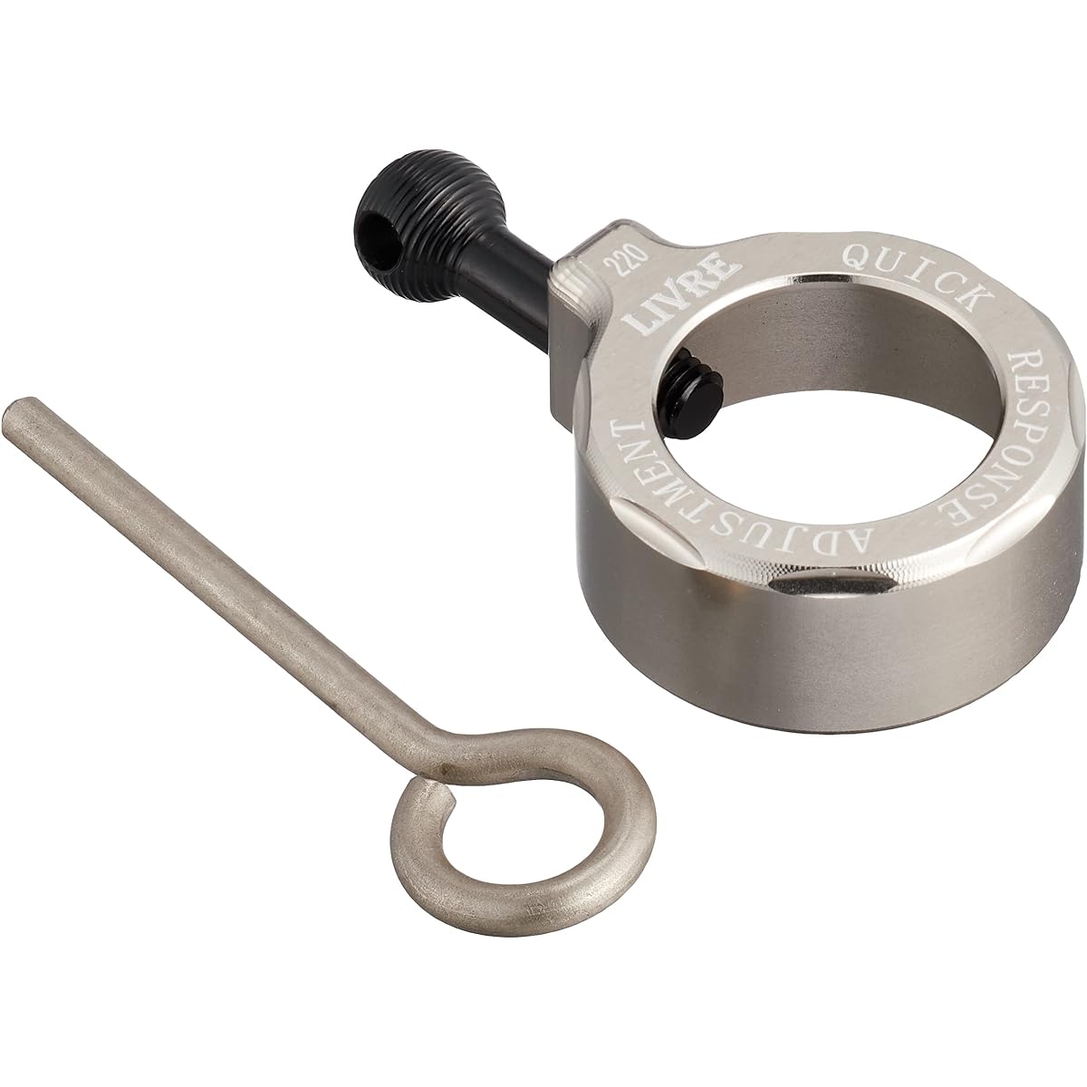 LIVRE Reel Q.R.A 220 Type (Titanium x Black). 8162