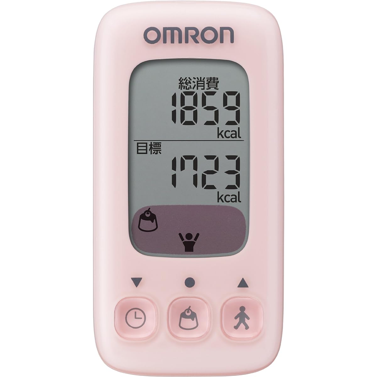 OMRON Activity Meter Calorie Scan Peach HJA-310-PK