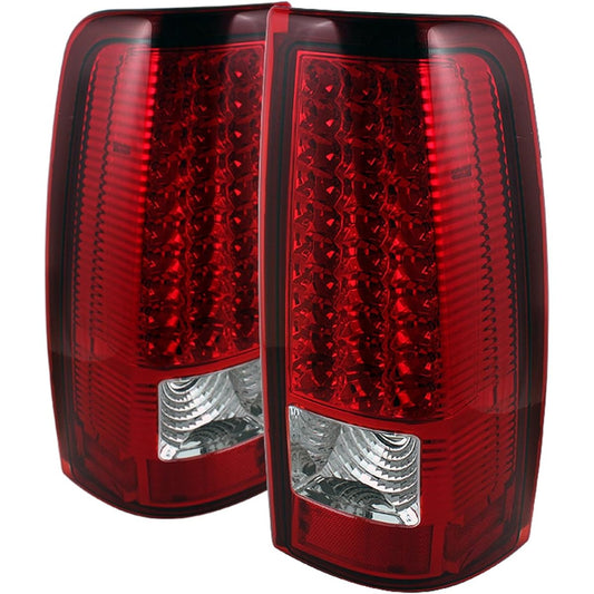 Spyder Auto Alt-ON-CS99-LED-RC Chevrolet Syl Ballad 1500/2500/3500 GMC Sierra 1500/2500/3500 Red/Clear LED Taillight