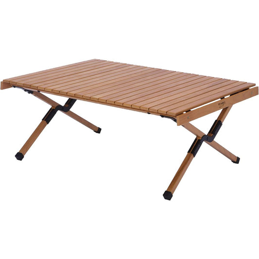 Hang Out Camp Wood Roll Table Low Style Apero Wood Table APR-H400BR Brown