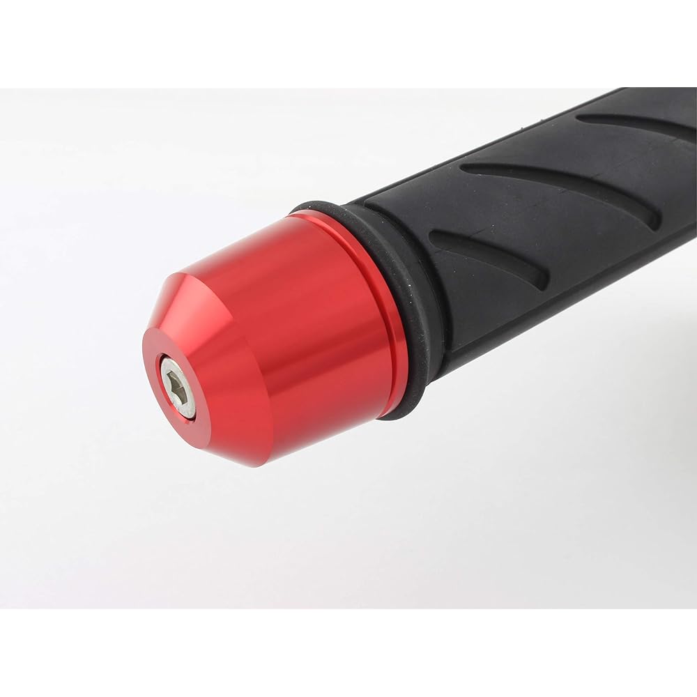 POSH Motorcycle Supplies Handlebar End Middle Weight Bar End Honda/Suzuki Genuine Handlebar M6 Type CB1300SF/SB | CT125 Hunter Cub etc. Red 032979-02-10 Bar End Cap