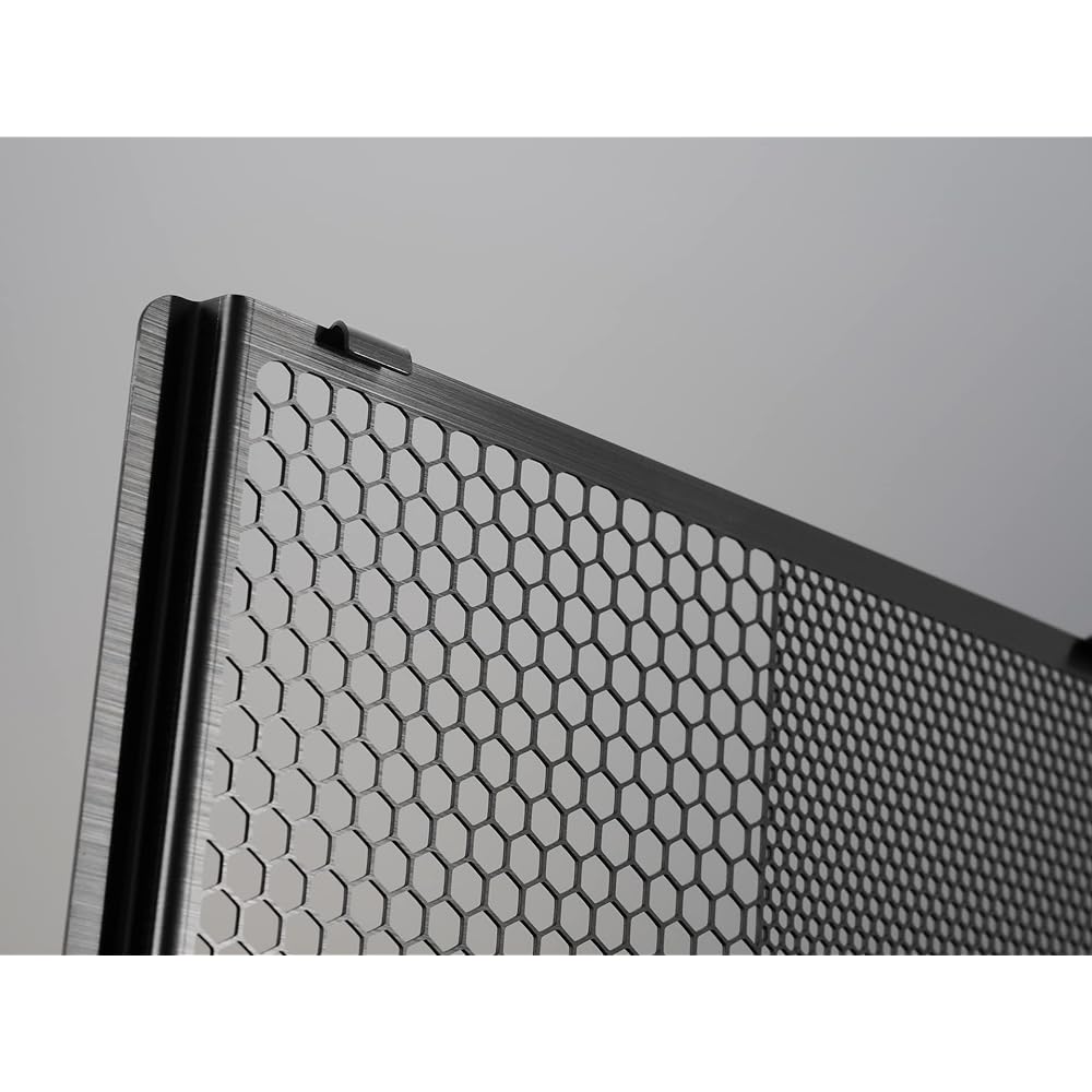 Etching Factory Radiator Core Guard Stainless Steel Emblem Black MT09 21/TRACER9 GT 21 RGY-MT09-01-SB