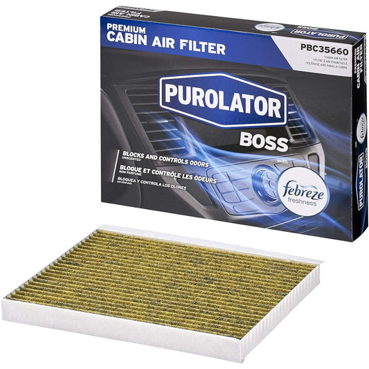 PUROLATOR PBC35660 PUROLATORBOSS Premium Cabin Air Filters Fabreies Freshness Select Kia and Hyundai