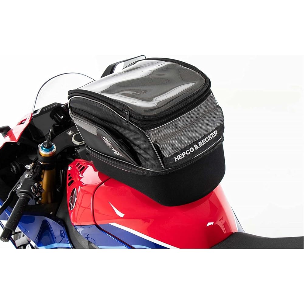 HEPCO&BECKER STREET TOURER Tank Bag XL 300x380x280(360)mm 18-23L Black 640801-0001