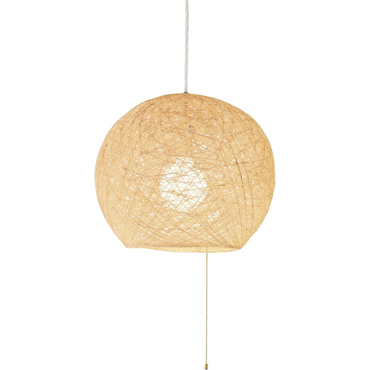 Kishima Abaka Pendant Light Round 1 Light Natural GEM-844P GEM-844P