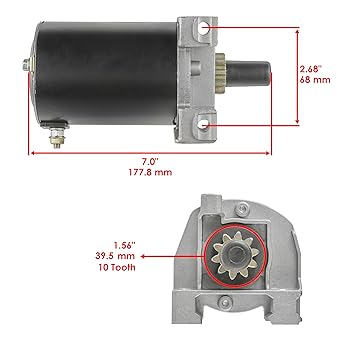 Caltric Starter Generac 0D9004A 0D9004B 0E0601 0E06010SRV compatible