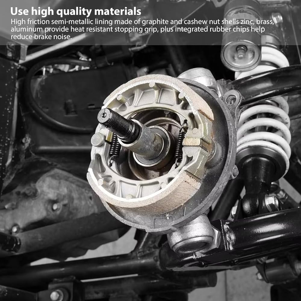 Brake pad shoes Minibaha 196cc 5.5HP 6.5HP MB165 HAWG TY Mini Bike Warrior Heat.
