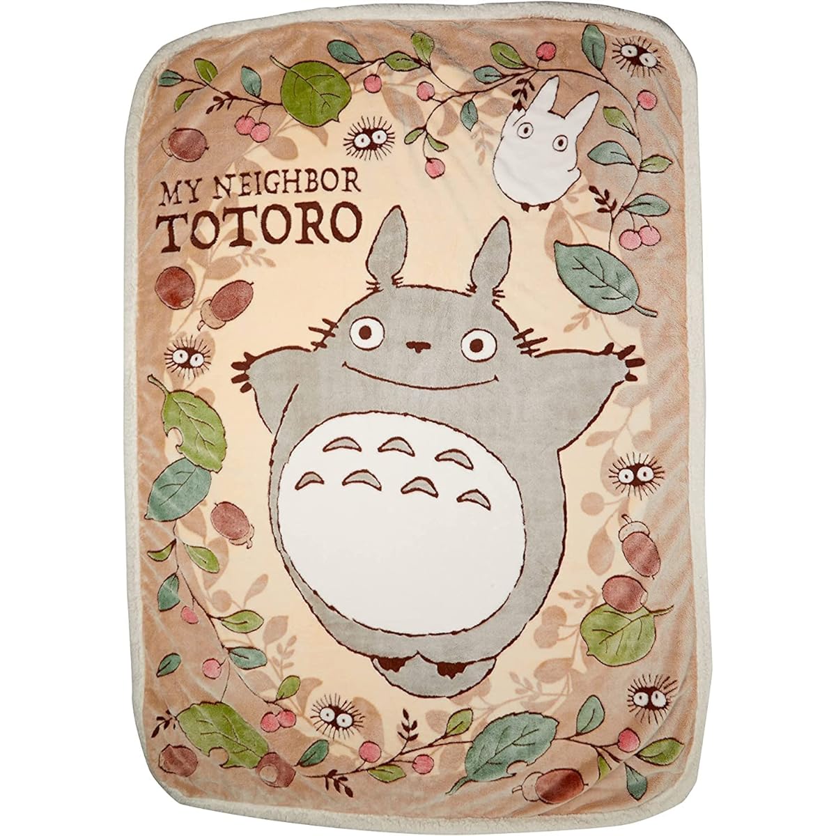 [Marushin] Blanket Leaves and Nuts 01 Totoro 1 H200 x W140cm