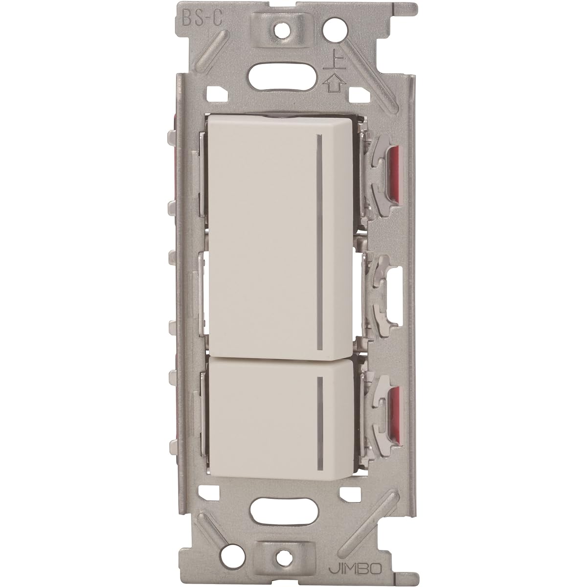 Jinbo Denki/NKW 3 way guide/check lamp switch set double pure white (PW) NKW02863