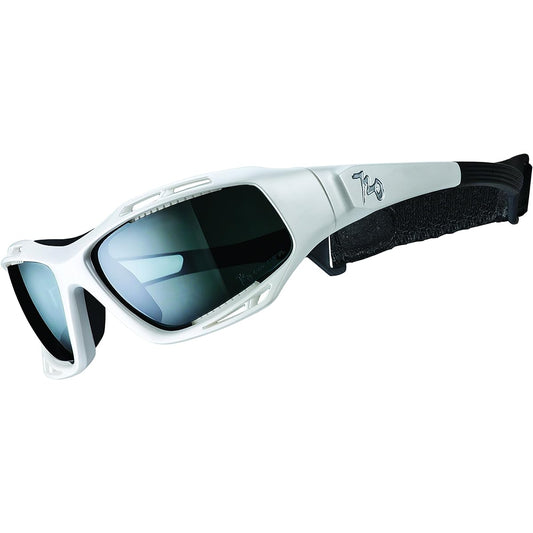 720armour (Seven Twenty Armor) Stingray Series Sports Sunglasses Polarized Lens Model White x Smoke B330-2-PCPL Matte Pearl White/Polarized Smoke