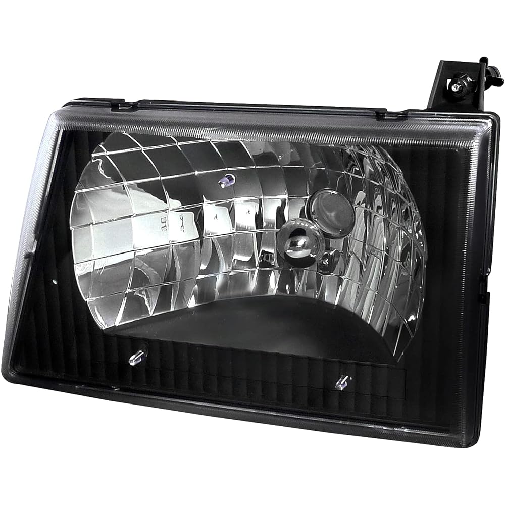 SPEC-D TUNING Black Headlight+Corner Lamp Ford Econo Line Ban E150 E350 E540 1992-2006 L+R Pair Azembris