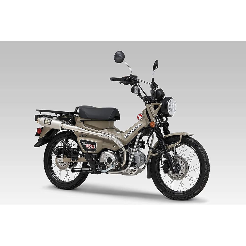 YOSHIMURA Full Exhaust CT125(20) GP-MAGNUM Cyclone TYPE-UP Government Certification Mechanical Bench EXPORT SPEC Titanium Blue Cover YOSHIMURA 110A-43F-5U80B