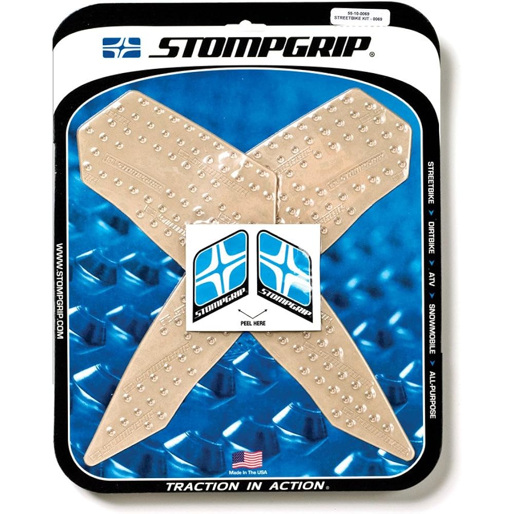 STOMPGRIP Traction Pad Tank Kit VOLCANO Clear HYPERSTRADA (13) 55-6015