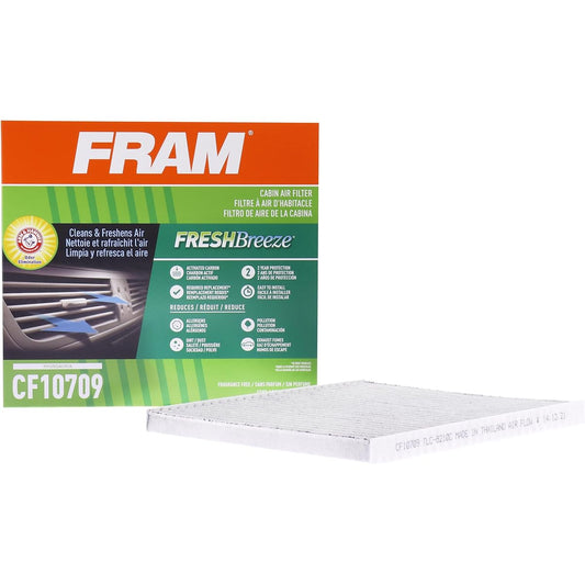 Fram CF10709 Fresh Breeze Cabin Air Filter Arm & Hammer