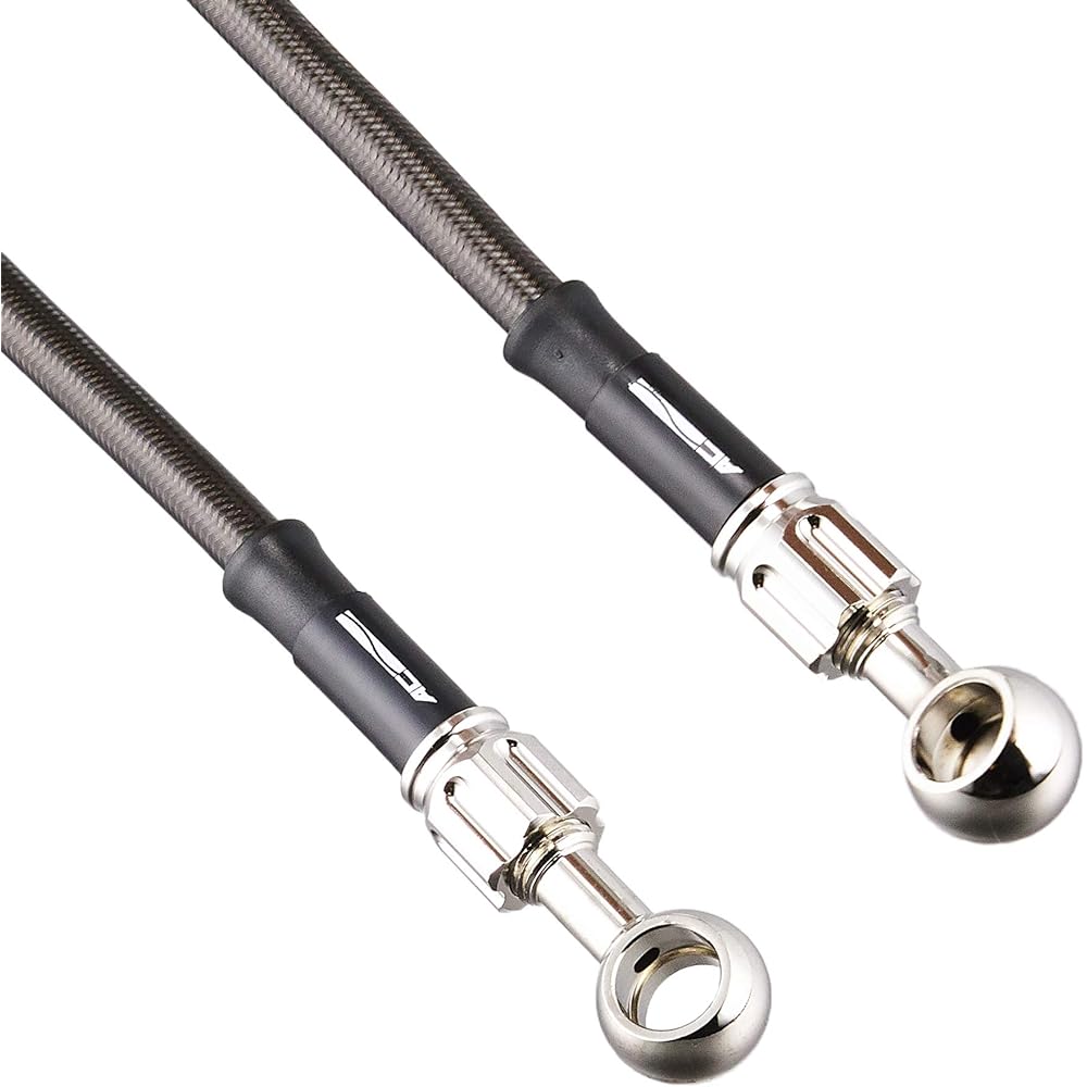 AC Performance Line (AC-PERFORMANCELINE) Brake Hose (Off Road)/Smoke [Socket Plated] [KDX125SR('90-)] For Front
