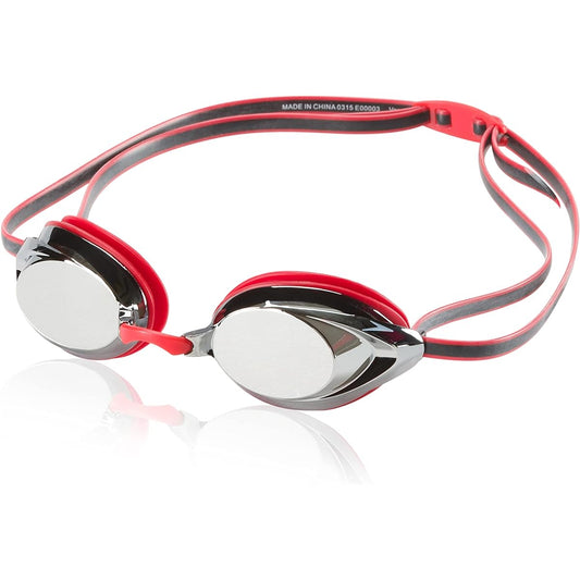 Speedo Vanquisher 2.0 Mirror Swimming Goggles Red