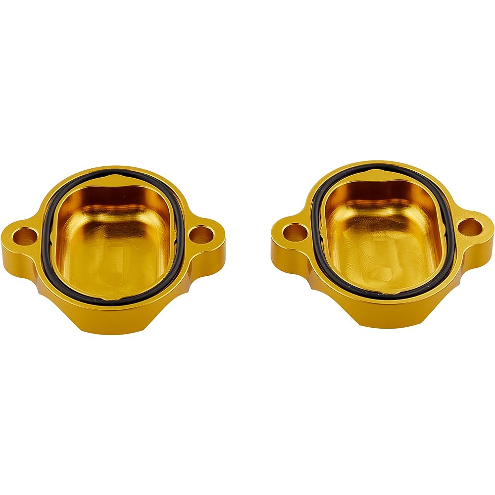 Special parts Takegawa machined aluminum tappet cover set gold (set of 2) Z125PRO/KSR110/KLX110 01-18-1047