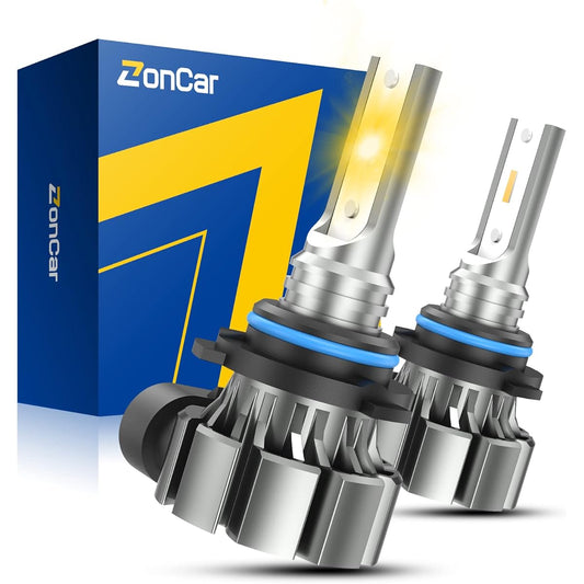 ZONCAR H10 9145 9140 LED Fog Light Light bulb 3000k Yellow Non -polar Fog Light Exchange 2 Pack