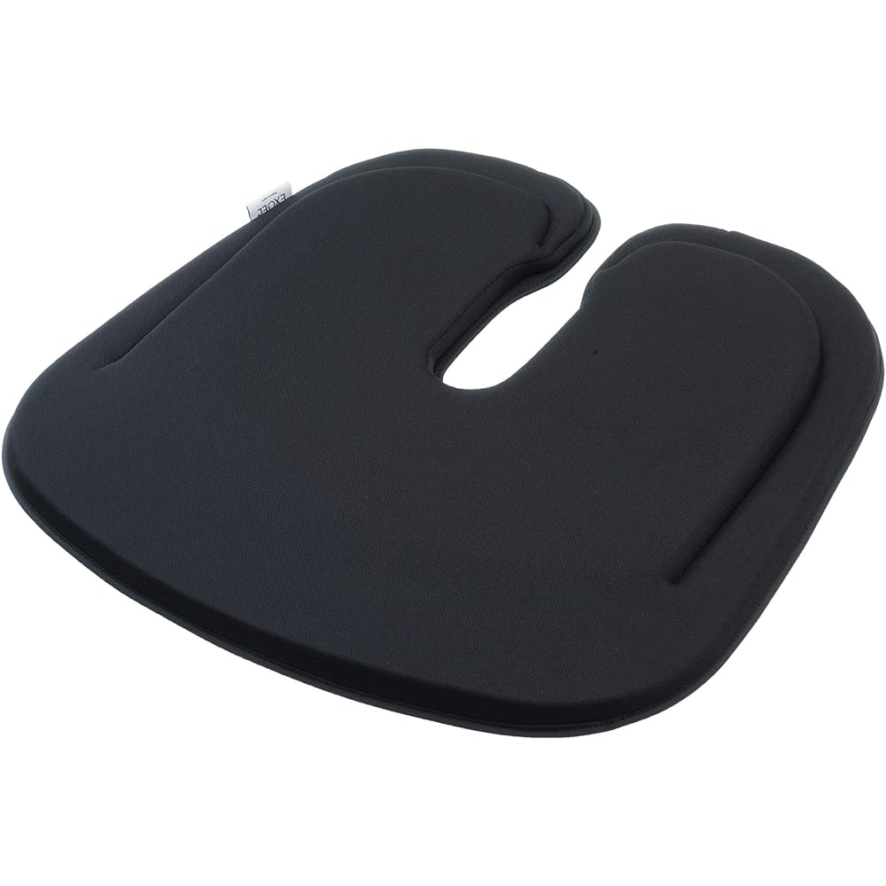 EXGEL Hug Drive Circle Set Black HUD0150 Cushion Car Made in Japan Coccyx Postpartum Gel Cushion
