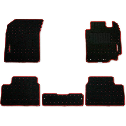 MONSTER SPORT Floor Mat for Swift Sport [ZC32S]/Swift [ZC72S/ZD72S] Black x Red 894551-4850M