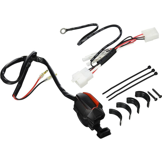 KITACO USB power supply kit (small type) K・TOUR Cross Cub 50 (AA06), Cross Cub 110 (JA45/JA60), Super Cub 50 Pro, etc. 80-757-14460