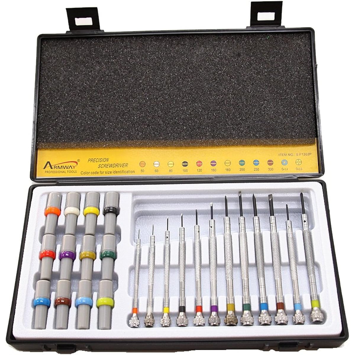 Esco 12 piece set [+-Hex] screwdriver (precision/with replacement bits) EA552GS