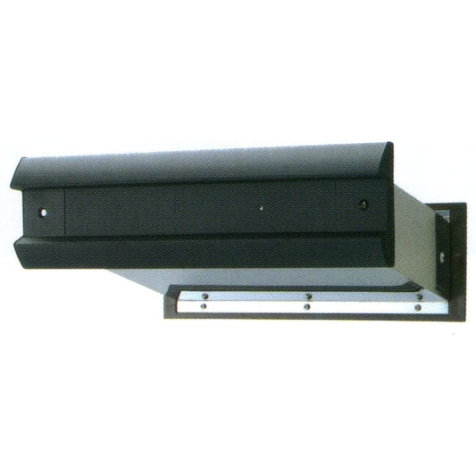 Aiwa Post Horizontal Type For Thick Walls With Inner Lid No.2000 Black