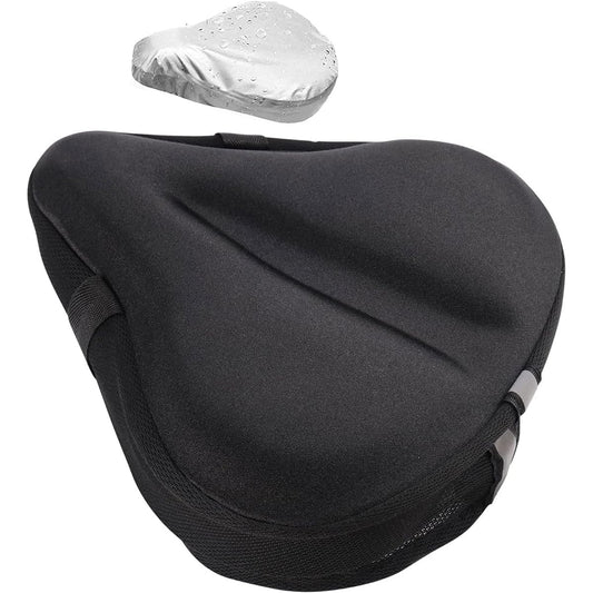 Bicycle Saddle Cover Cushion, Bicycle Saddle, No Pain, Waterproof Cover Included, Mama Chari Saddle Cushion, Super Thick, Memory Foam, 3D, 3D, Easy to Install, Mountain Bike Cushion