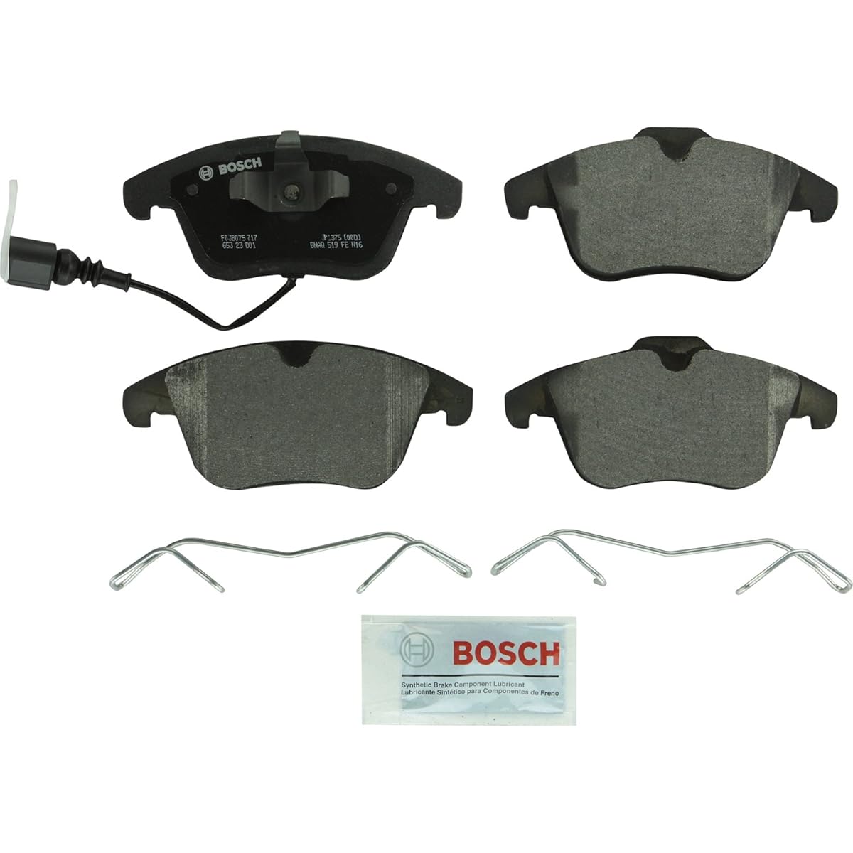 Bosch BP1375 QuietCast Premium Semi-Metallic Front Disc Brake Pad Set