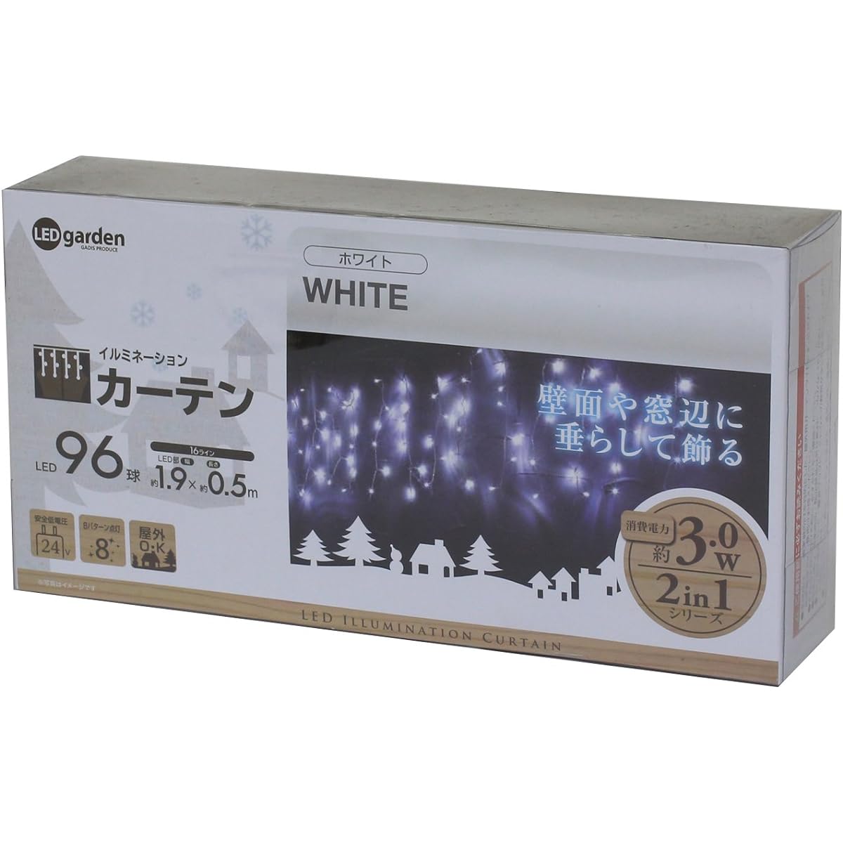 Takasho Illumination Curtain 96 Balls White