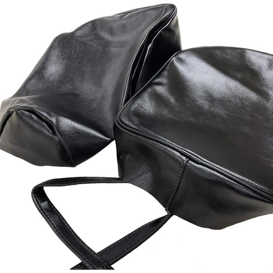 Suzuki SW-1 front and rear set, specially designed seat cover made in Japan (thick fabric) [Fabric color: seat black/with tandem belt/piping: black] Reupholstery type CHRIS-SCH3085-C90