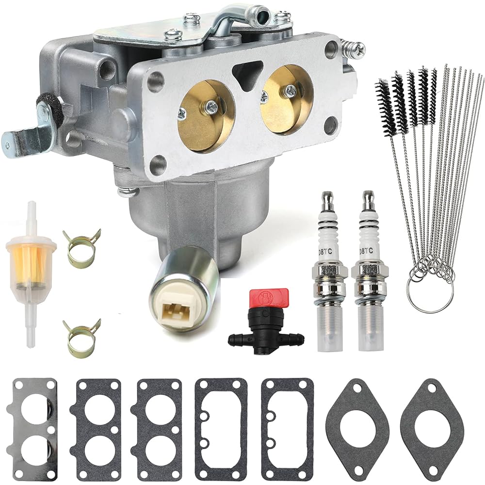 CANZILLA 791230 Briggs and Stratton V-Twin Carburetor for 20HP 21HP 23HP 24HP 25HP Intek Vertical Engine, 799230 699709 499804 MIA10632 for Lawn Mower Tractor