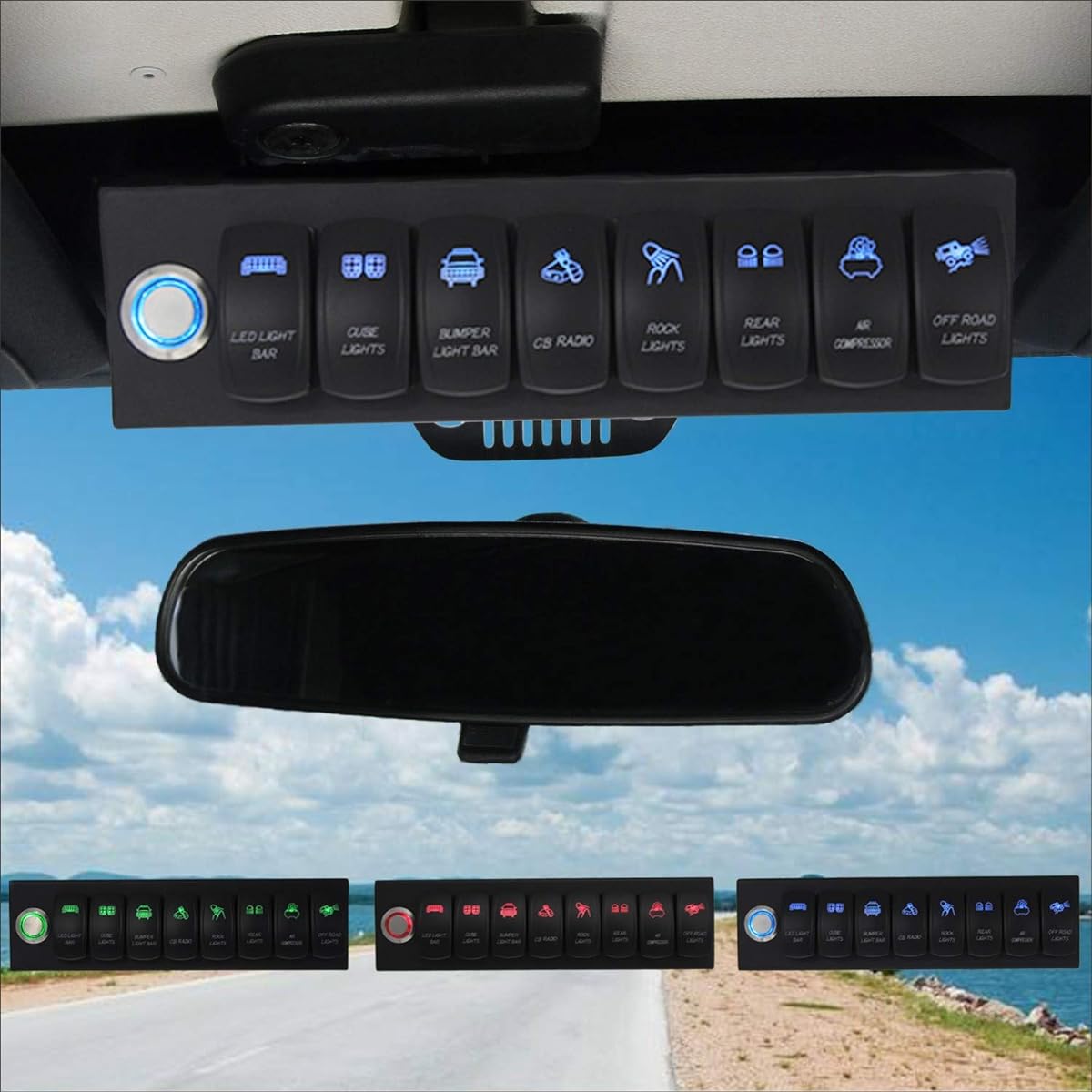 voswitch Jeep Switch Control System 8-Switch