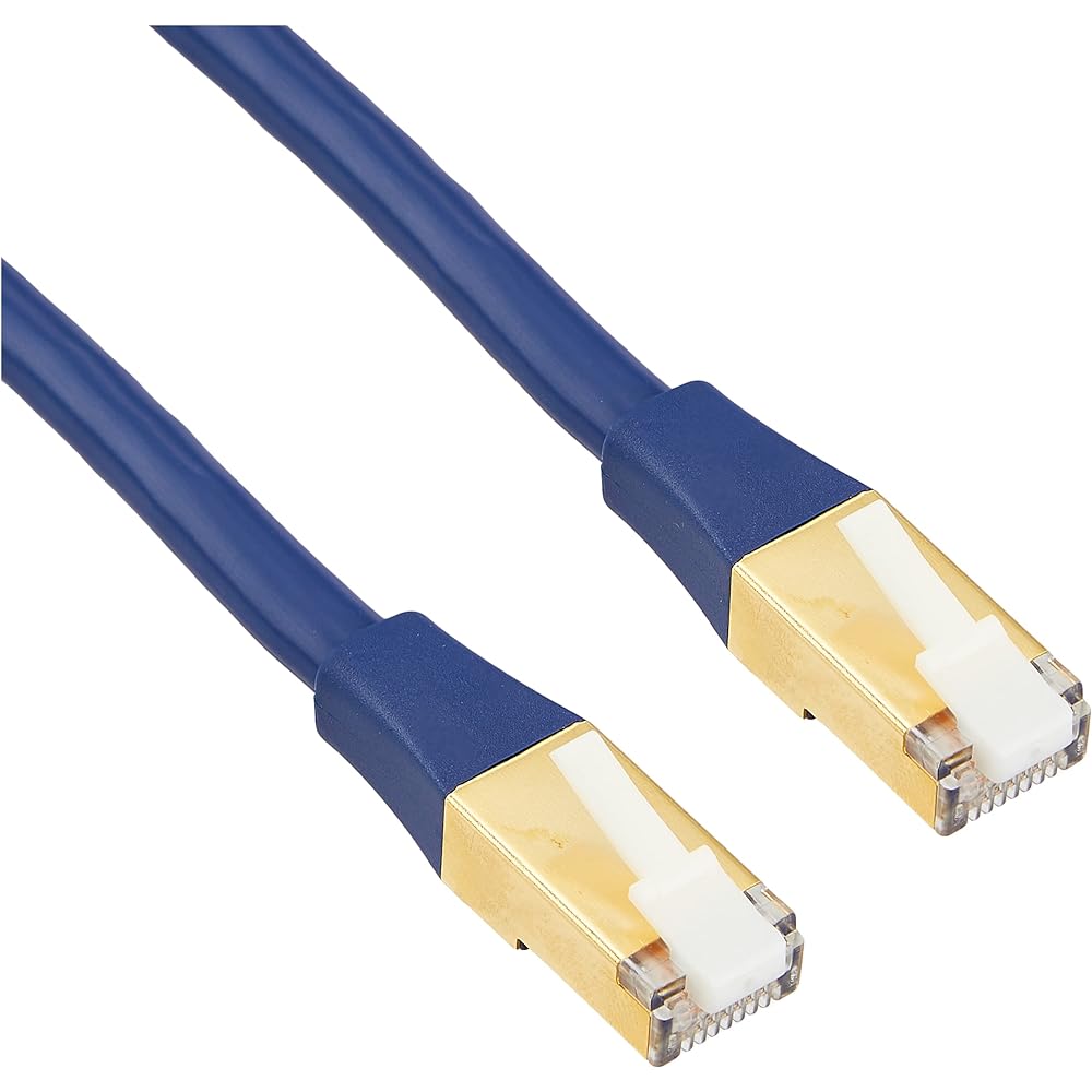 Buffalo Unbreakable Cat8 LAN Cable Standard 10m Blue BSLS8NU100BL